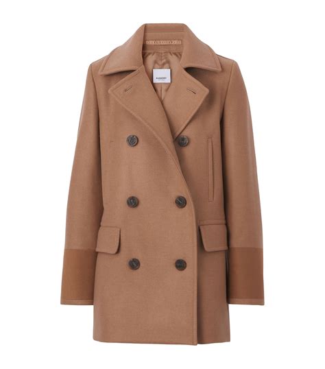 burberry wool peacoat women's military|harrods burberry fur coat.